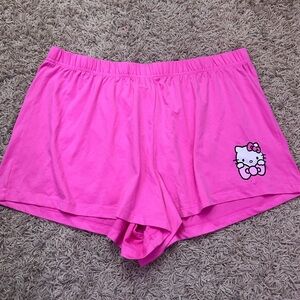 Hello Kitty Pink Sleepwear Shorts L